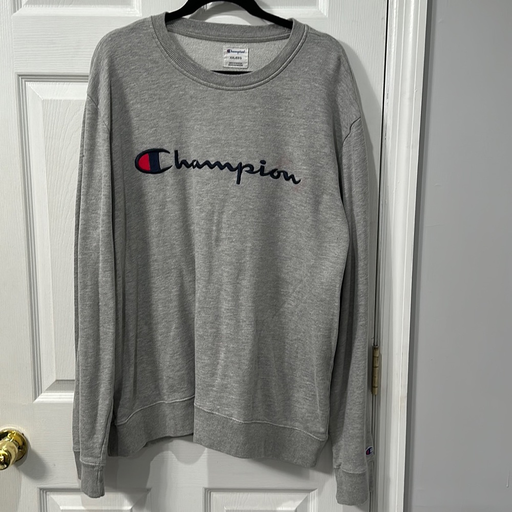 Champion sweatshirt.